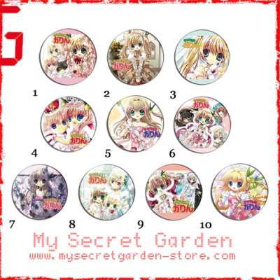 Kamichama Karin ( Mini-Goddess ) かみちゃまかりん Anime Pinback Button Badge Set ( or Hair Ties / 4.4 cm Badge / Magnet / Keychain Set )